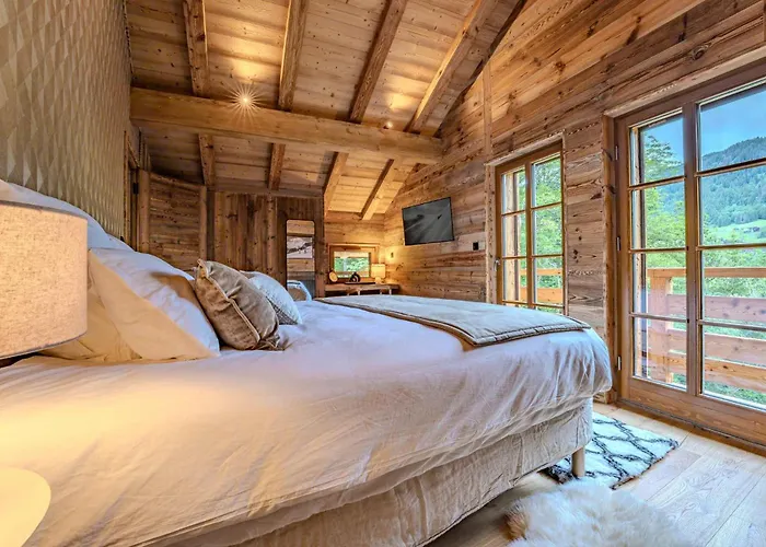 Luxurious With Sauna & Jacuzzi In With Parking * Megève