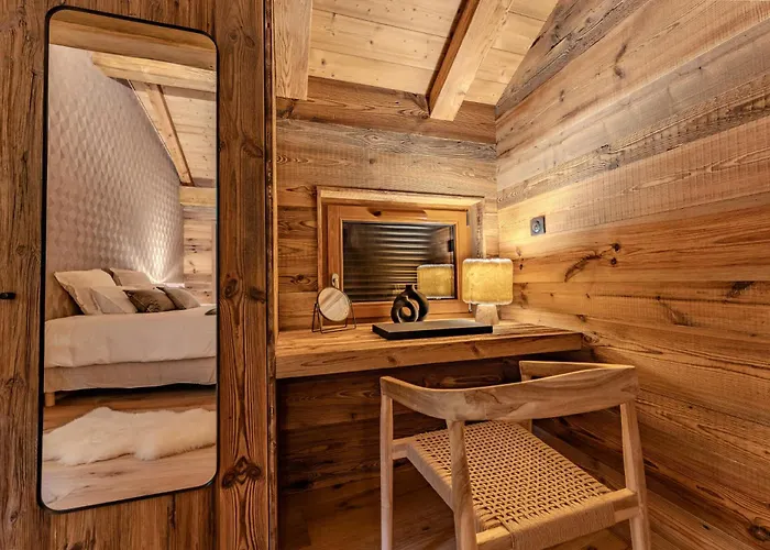 Horská chata Luxurious With Sauna & Jacuzzi In With Parking Megève